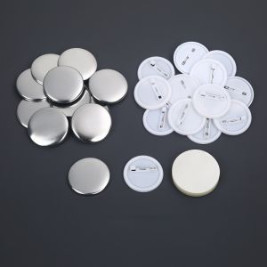 500PCS Metal back DIY Badge Button Pins Blank Raw Material pins buttons badges supplies parts