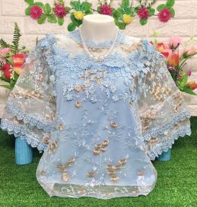 เสื้อผ้าลูกไม้ผ้าแก้วผู้หญิงอก38-42นิ้วอก44-46นิ้วงานฟรีไชส์ ใส่แล้วไม่คัน