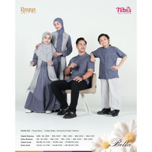 NIBRAS RAYYA SERIES TERBARU COUPLE KELUARGA 2025 BELLA NAVY