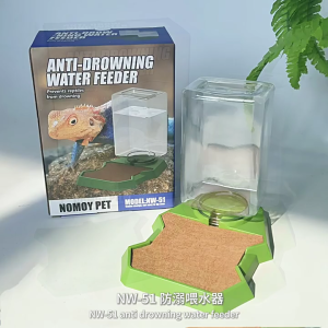 Bò sát bát uống nước với thiết kế Chống Đuối Nước xe tăng dụng cụ cho uống nước cho thằn lằn rùa râu rồng thiết bị đựng nước uống