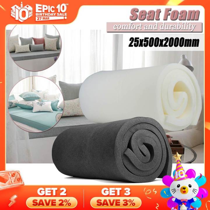 1pcs 200x50cm High Density Sofa Seat Foam Cushion Sheet Replacement