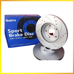 Honda CRV S9A 2002-2006 CRV SWA 2007-2012 Front Disc Rotor Set ( DRILLED & SLOTTED ) (2pcs - RH & LH)