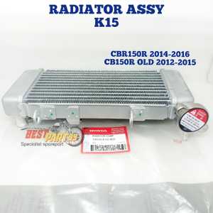 RADIATOR ASSY HONDA K15 CBR150R 2014-2016 CB150R OLD 2012-2015 KUALITAS ORIGINAL ORI ASLI BERMUTU