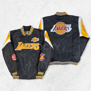 HOCKY - Jaket Varsity Casual Vintage Baseball Pria Wanita Lakers Bomber Bordir Premium Distro Terbaru