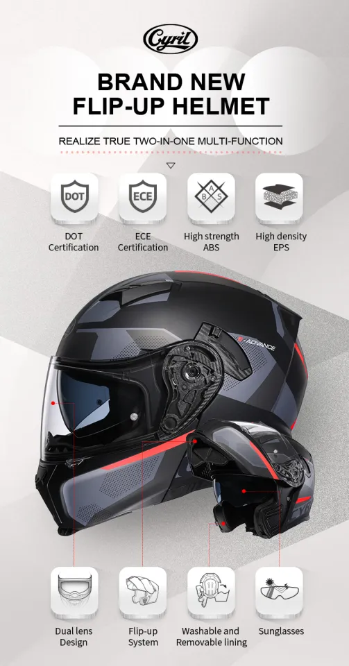 CYRIL AH121 Full Face Motorcycle Helmet Unisex Motorcycle Helmet