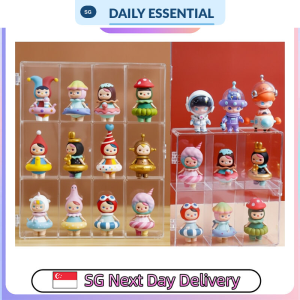 【DAILY ESSENTIAL】 Clear Display Box with Door - 6 / 12 Grids