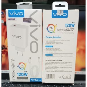 Charger VIVO V25 Pro 120W Super Dart Power Adapter Support Fast Charging