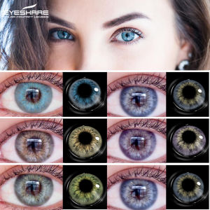 Eyeshare Softlens 1Pasang Taylor Brown Gray Soflens 14.0mm Softlen Mata Gray Lensa Kontak