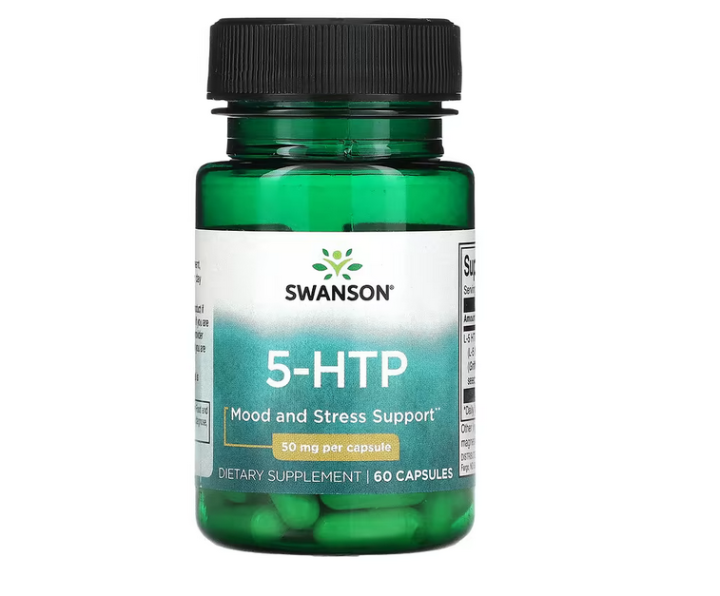 พร้อมส่ง!!! ล็อตใหม่!! ของแท้100% Swanson, 5-HTP, 50 mg 60 Capsules ...