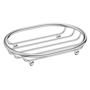 GERDA Self Draining Metal Soap Dish Creative Anti-rust Soap Drain Plate Soap Organizer Non-slip Soap Filter Rack Household