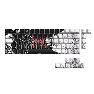 Thanh lịch translucents in mặt bên hông Backlit Keycap 74pcs berserks Comfort hồ sơ ban đầu cho 60 61 Bàn phím cơ học