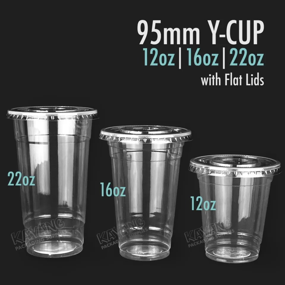 Y-cups Y cup 95mm Milk tea cups 3 sizes 12oz 16oz 22oz (360mL