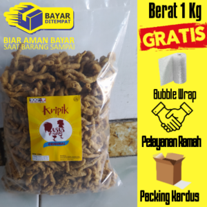 Kripik Usus 1 Kg / usus 1 Kg / Keripik Usus Ayam 1 Kg