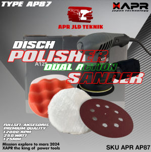 Mesin Sander Orbital APR JAPAN Tipe AP87 Penghalus Kayu Bodi Mobil dll