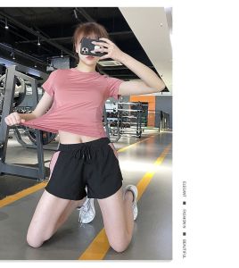 Bộ thể thao Gym_yoga chất thun lạnh co giãn bốn chiều quần hai lớp có túi tiện dụng