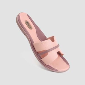 Sendal Slop Wanita Dewasa Ibu Camou Lilou Ruby Karet Empuk Kece Cantik Elegan