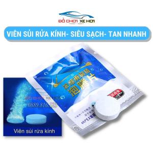 1 viên sủi rửa kính xe ô tô - kính nhà - kính văn phòng