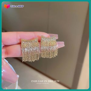 Bông tai tua rua VL534 lấp lánh đi biển - bông tai nữ học sinh đôi bông bong tai nữ kiểu bạc bông tai cute giá rẻ hoa tai nữ dài đẹp hoa tai đẹp khuyen tai nữ đẹp BSTKL - [NaLa Shop]