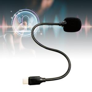 Ống mềm Micro có đầu nối Loại C để ghi âm thanh sắc nét trên điện thoại thông minh và máy tính