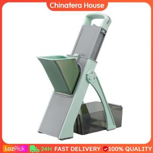 Upgrade Safe Mandoline Slicer Plus Adjustable Vegetable Chopper Food Slicer Potato Slicer Veggie Salad chopper Kitchen Safe Chopping Artifact