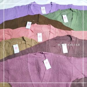 Mahia Hijab Cardigan Crop Rajut 7 Get TEBAL PREMIUM / Sweater Wanita