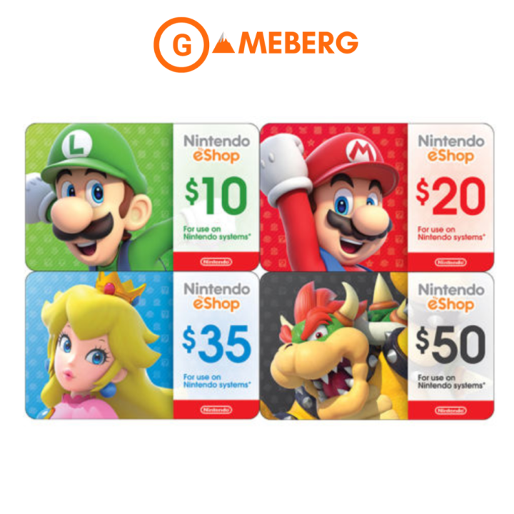 Nintendo eShop USA 10 / 20 / 35 / 50 USD - 15 min delivery | Lazada PH