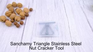 Nut Cracker Stainless Steel Walnut Cracker Pecan Cracker Nutcracker Tool Heavy Duty for All Nuts Macadamia Nuts Black Walnut Hazelnut Pecan AlmondsWalnuts and More