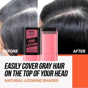 Hair care dye stick Plant essence dye stick Long-lasting color lock dye stick Quick color without damaging hair Comb and dye convenient operation Mild formula without irritation Cover gray hair and show natural color