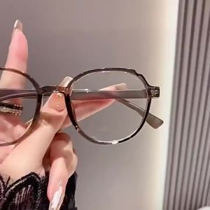 +1.0--+4.0 Presbyopic Eyewear Fashion Round Frame Anti Blue Light Reading Glasses For Women Men Ultra-light Anti Radiation Graded Reading Eyeglasses For Middle Aged And Elderly