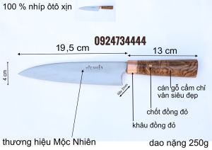 Dao thái thịt đa năng không gỉ 250g {Phúc Sen Mộc Nhiên}