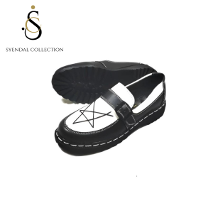 Sepatu pria loafer pantople starmoon Kulit PU
