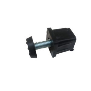 [Mỗi đơn vị SP gồm 4 cái] 04 đế tăng chỉnh chiều cao 2x2cm chân ren M6 dài 2cm. Đế nhựa tăng chỉnh chiều cao bàn tủ kệ hoặc gắn bánh xe cho lưu động