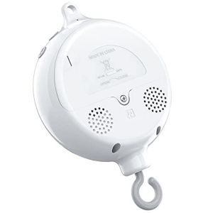 【ChuYouh】Crib Mobile Motor Baby Music Spinner with 3 Modes Volume Adjustable 12 Lullabies Auto-Off After 30 Minutes