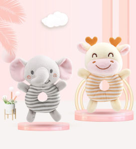 Lục Lạc Thú Bông Cầm Tay Đồ Chơi Cho Bé Sơ Sinh Tập Cầm Năm Với Chất Liệu Mềm Mịn Không Rụng Lông An Toàn Dành Cho Bé Gtoys