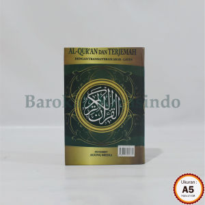 Al Quran Terjemah Dan Transliterasi Arab Latin Pen Agung Media Ukuran A5 (15x21cm) Arab Lengkap Ori.