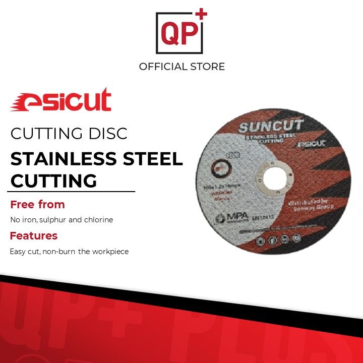 ESICUT /THREE DARTS 4" STAINLESS STEEL CUTTING DISC MATA GRINDER POTONG BESI  锯片