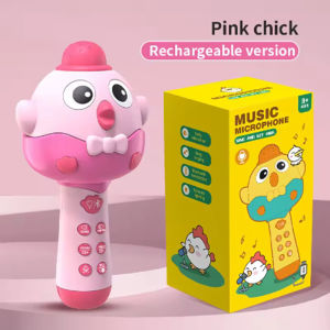 Wireless Karaoke Microphone Bluetooth Speaker Sound Set Portable Rechargeable Kids Musical Toy Home Singing Play