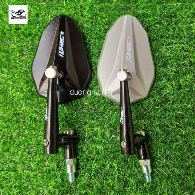 Gương chiếu hậu H2c chân xoay 306 độ đạt chuẩn giao thông Mẫu F70 - F78 - caoduongracing phụ tùng xe máy