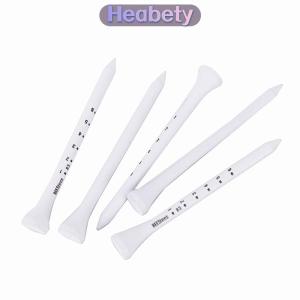 Heabety 50Pcs Chuyên Nghiệp Golf Tees 83Mm Trắng Golf Gỗ Tee Quy Mô Golf Tees