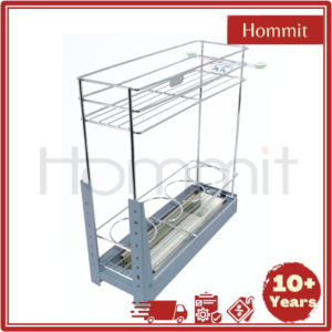 150mm/200mm Chrome Side Pull out  kitchen basket drawer storage