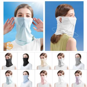 BESTIT 1pcs Breathable Outdoor Bicycle Headwear Cycling Balaclava Face Balaclava Scarf Neck Protection Ice Silk Sunscreen  Face Cover Scarf Head Face Neck Gaiter Headband Scarf