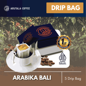 Arutala Drip/Filter Bag Coffee : Arabika Bali Kintamani – 5 Drip Bag