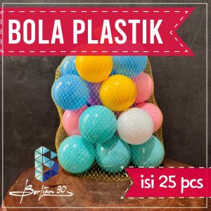 Bola plastik mandi bola anak warna warni isi 25 pcs MAINAN EDUKASI ANAK