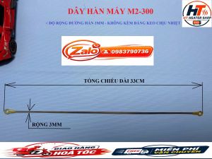 Dây hàn nhiệt máy dập chân M2-300/400/500 - Dây thép nhiệt máy hàn miệng túi ( Không kèm vải nhiệt)