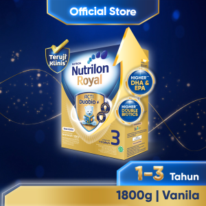 Nutrilon Royal 3 Vanila Susu Pertumbuhan Bubuk 1800 GR