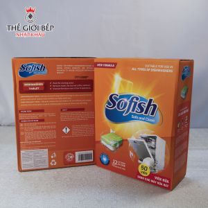 Viên rửa chén Maximum Sofish dùng cho máy rửa chén - Tan nhanh - Sạch dầu mỡ - Chính hãng