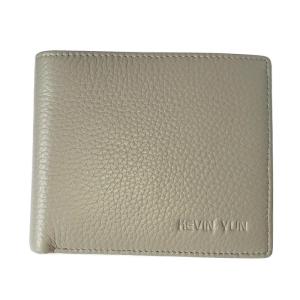 KEVIN YUN Fashion Men Genuine Leather Bifold Wallet Card Holder Purse