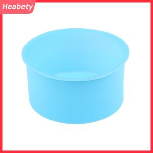 Heabety 1 cái 4 inch Silicone mini bánh khuôn tròn nướng chảo tự làm không dính Silicone nướng khuôn bakeware Pan tái sử dụng bánh chảo