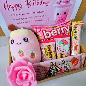 ✨ XXL Strawberry Overload Flavor Bundle Valentine Gift for Her Girls Wife Monthsary Anniversary Birthday Custom Message
