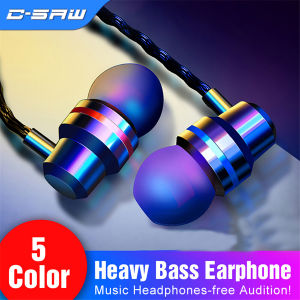 C-SAW Tai Nghe Có Dây 3.5Mm Earbuds Tai Nghe Nhạc Chơi Game Thể Thao Tai Nghe Kèm Micro Cho IPhone Xiaomi Samsung Huawei Stereo